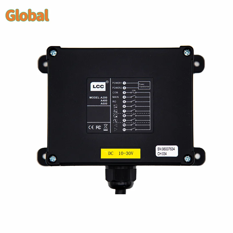 Imagem -06 - Buttons Singie Velocidade Industrial Wireless Radio Crane Remote Control Switches Winches Hoist Track Crane Lift Controller Qa200