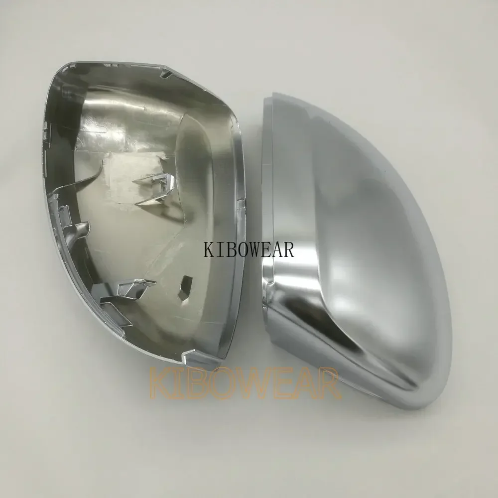 Chrome Side Mirror Caps Cover for VW Tiguan Allspace L MK2 2017 2018 Matte silver replace 2019 2020