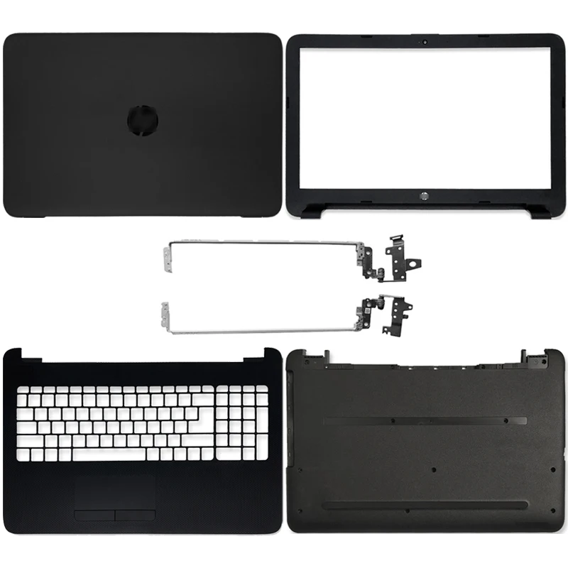 Portable lcd back cover/front bezel/handrest/keyboard/hinges/bottom case for hp pavilion 15-ay ac af 250 255 256 g4 g5 TPN-C125