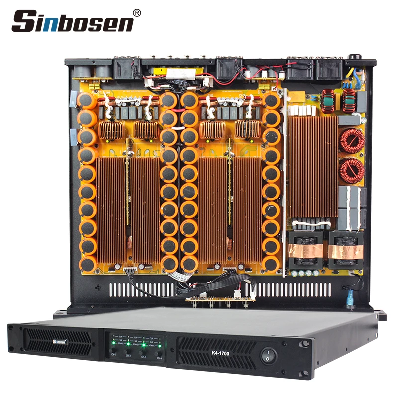 Sinbosen K Series 1u digital power amplifier K4-1700 home theater system karaoke amplifier