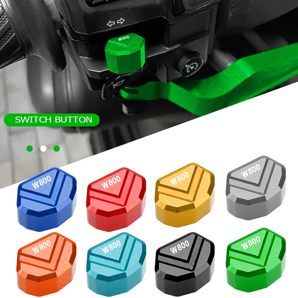 

For KAWASAKI W800 W800SE 2012-2025 2026 Motorcycle Accessories Switch Key Button Cap Covers Turn Signal Keycap W800 W 800 SE