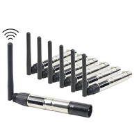 DMX512 Wireless Controller Receiver Transmitter 2.4G ISM Dif Communication Distance 300m for Stage Par DJ Disco Bar Lights