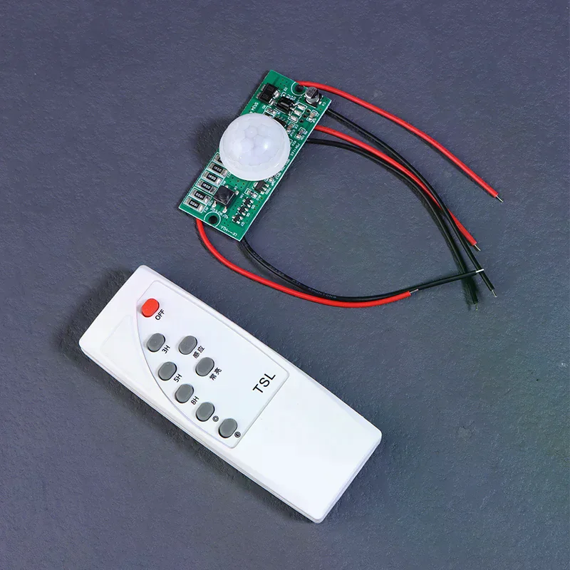 1pcs 3.2V 3.7V Remote Control PIR Solar Integrated Street Lamp Sensor Circuit Board With Controller Human Body Sensing