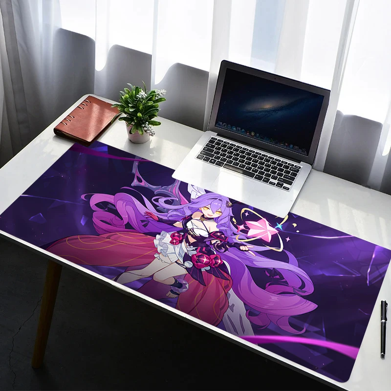 

Mouse Pad PC Non Slip Rubber Mousepad H-honkai Impact 3 Laptop Gamer Cabinet Keyboard Pad Office Computer Gaming Desk Mouse Mat