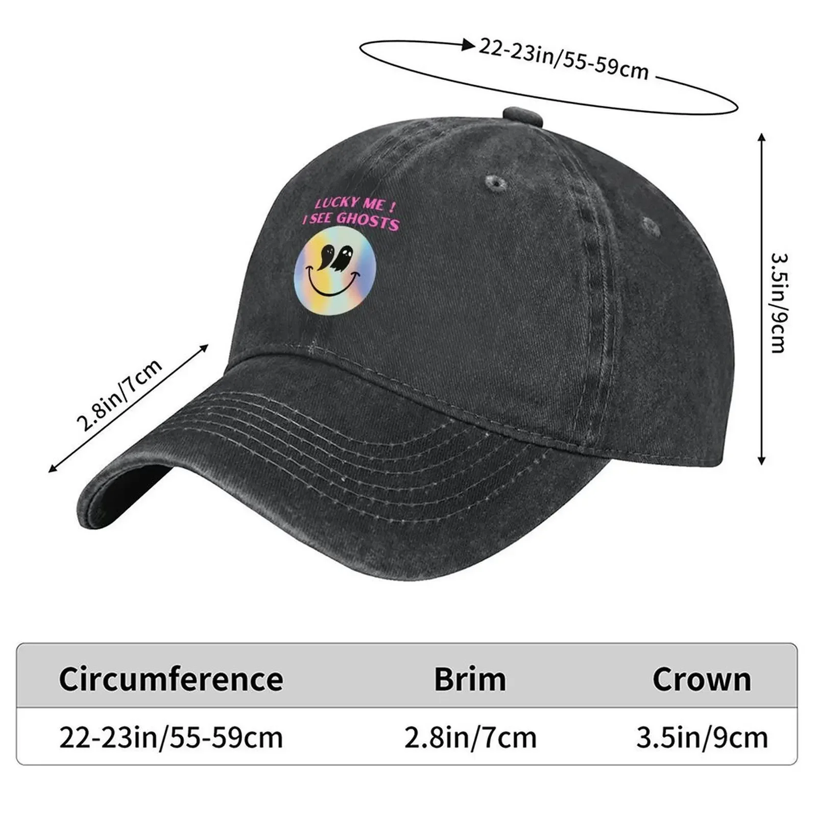 New kanye west lucky me i see ghosts Baseball Cap fun hats Cosplay Golf Hat Man |-F-| Women's 2025 Men's