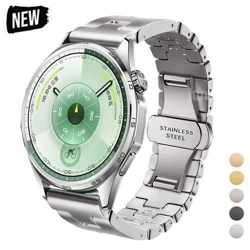 Correa de Metal para Huawei GT6pro 46mm GT6/4/5/3 46mm pulsera de negocios para COROS PACE 3 OnePlus Watch 46mm Smartwatch Correa