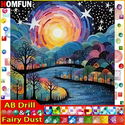 HOMFUN Fairy Dust AB Diamond Painting