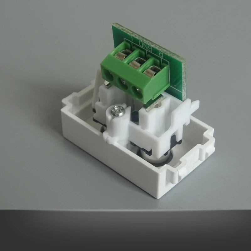 Modul terminal tanpa solder panel AV terpasang di dinding untuk peralatan audio dan suara