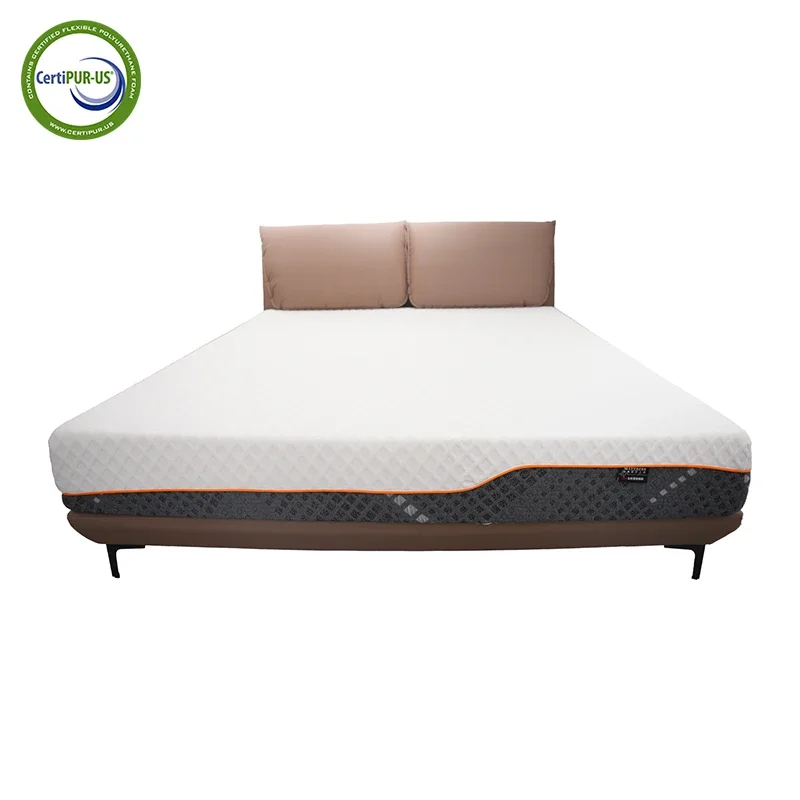 Luxury Hotel Bed Mattress Queen King Size Size Memory Foam Pocket Spring Mattress In A Box