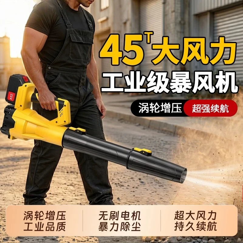 Lithium Powered High Strength Air Blower Dual Purpose Dust Snow Cleaning Handheld Air Gun