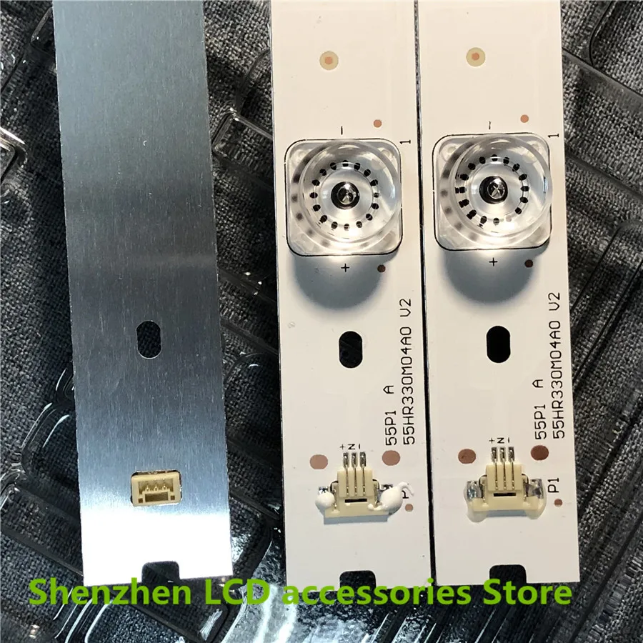 18 шт. = 2 набора для нового 4 светодиода y55A580 ЖК-ТВ Подсветка Панель 55P1 A 55HR330M04A0 V2 4C-LB5504-HR05J 51 см 100% Новинка