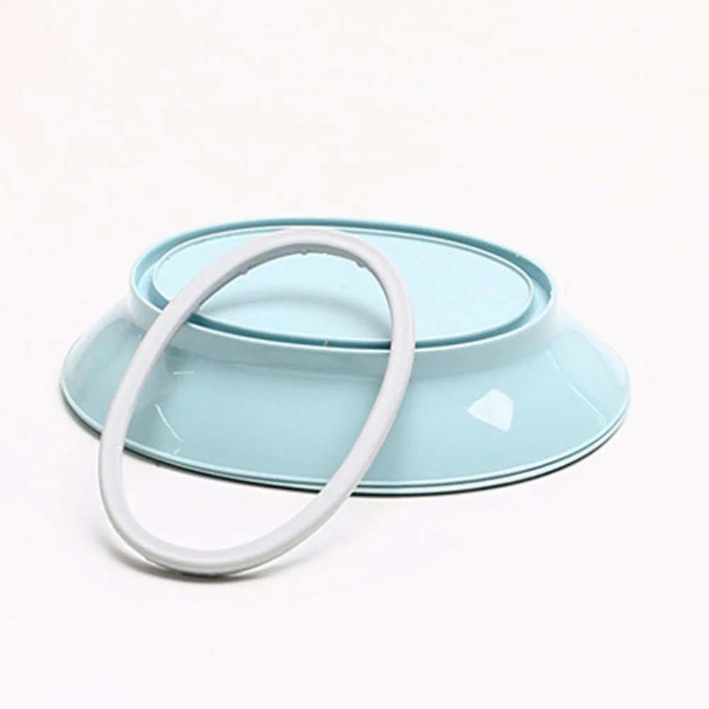 

3pcs Oval Dish Drainable Non-Toxic Pp Material Soap Tray For Bathroom Shower Kitchen Counter Holder Drainer Box