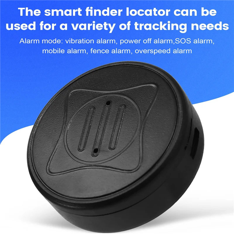 ABKN-Mini GPS Tracker Magnetic Smart Finder Locator Mini Tracking Device Pet Vehicle Lost Tracker Pet Wallet Tracking