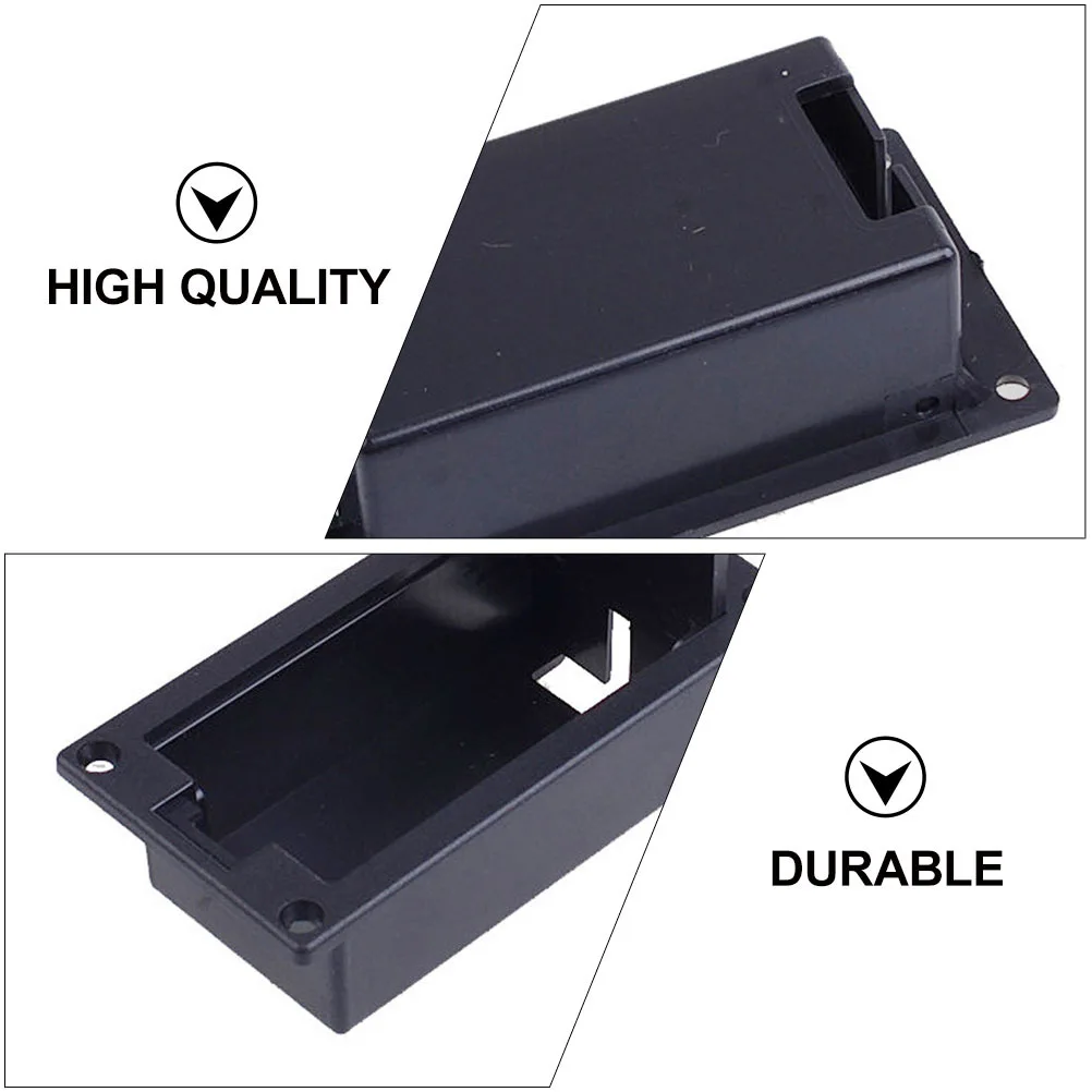 

2Pcs Pickup Box 9V Guitar Bass Active Pickup Holder Compact Durable Replacement for Guitar Bands
