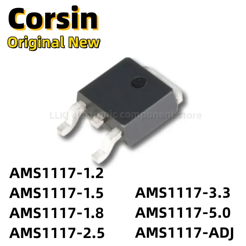 1pcs AMS1117 AMS1117CD-3.3V/1.2/1.5/1.8/2.5/5.0/ADJ TO252 MOS FET TO-252/
