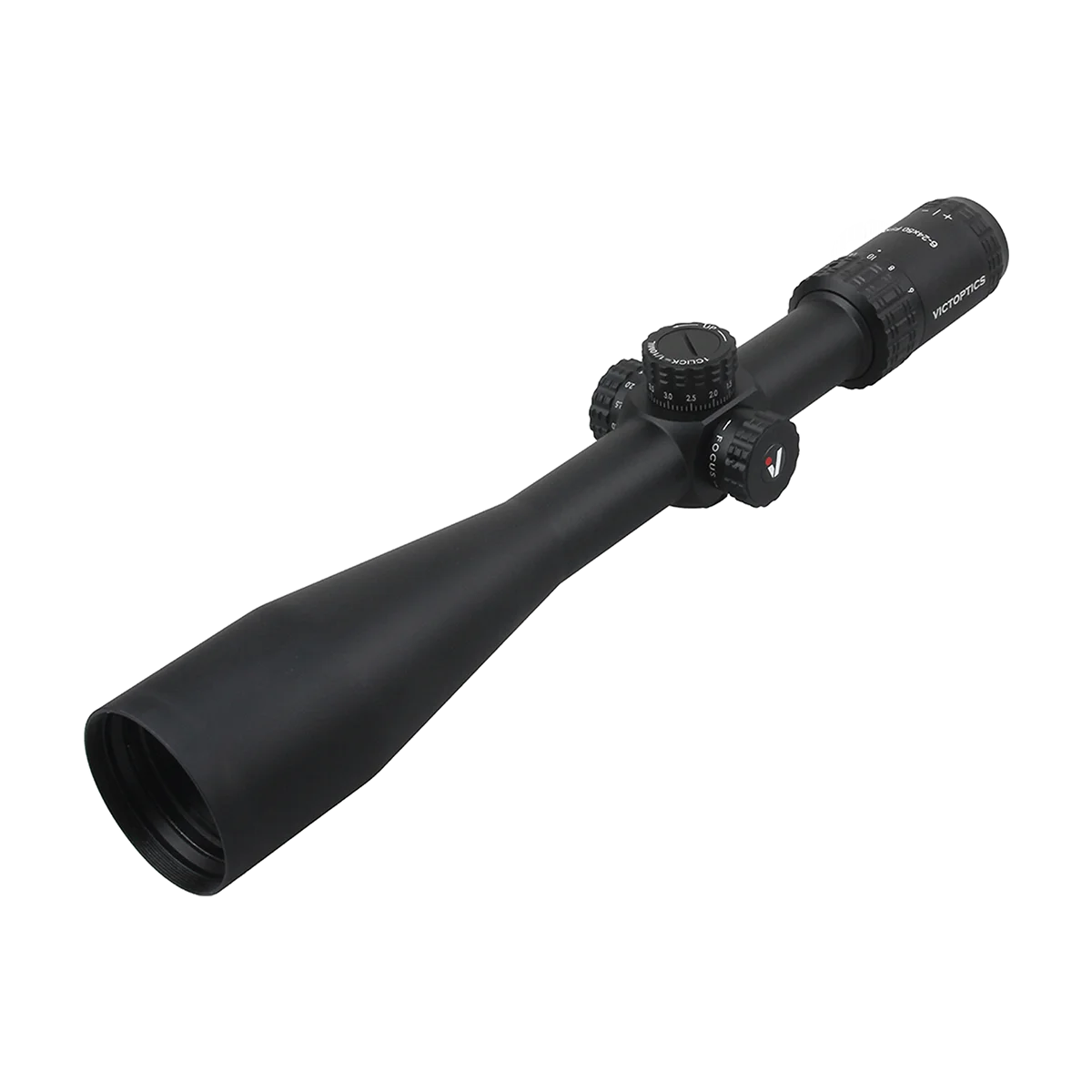 Victoptics S4 6-24X50 FFP Zielfernrohr mit Turret-Lock-Funktion und großem Seitenrad für Luftgewehr-Wettkämpfe und Jagd – Detail 5