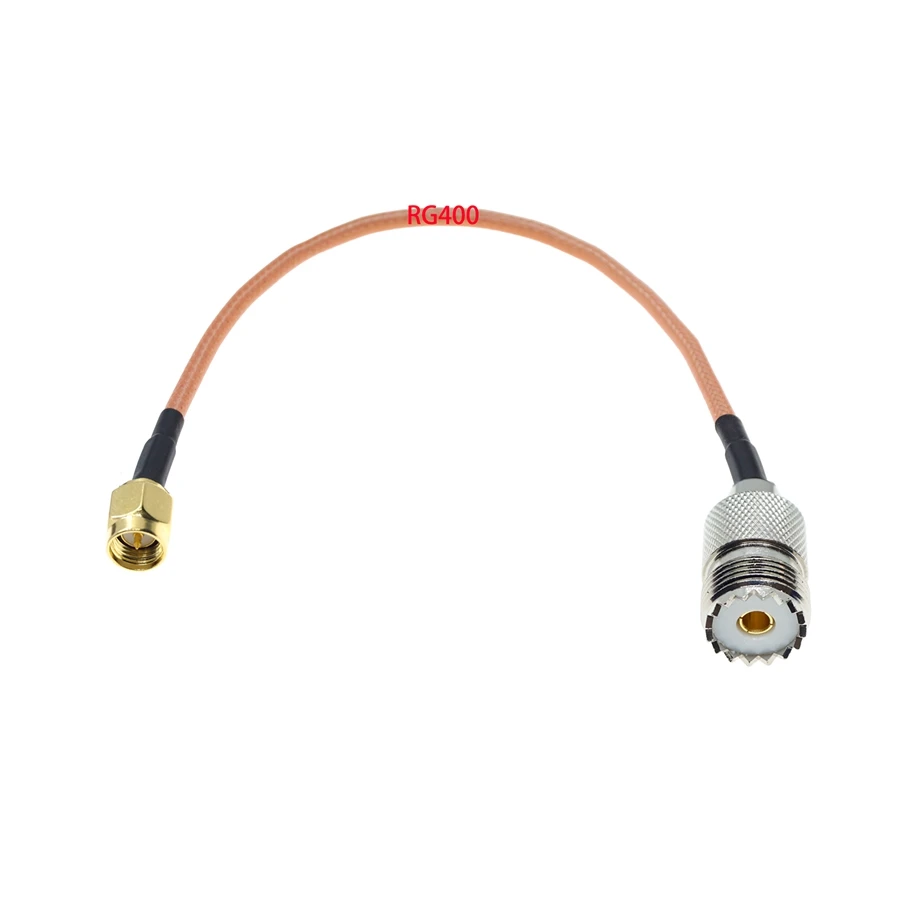 SMA male To UHF female SO239 jack Connector RF Coax Coaxial Cable Wire Pigtail Jumper Extension RG316 RG58 RG174 RG142 RG400