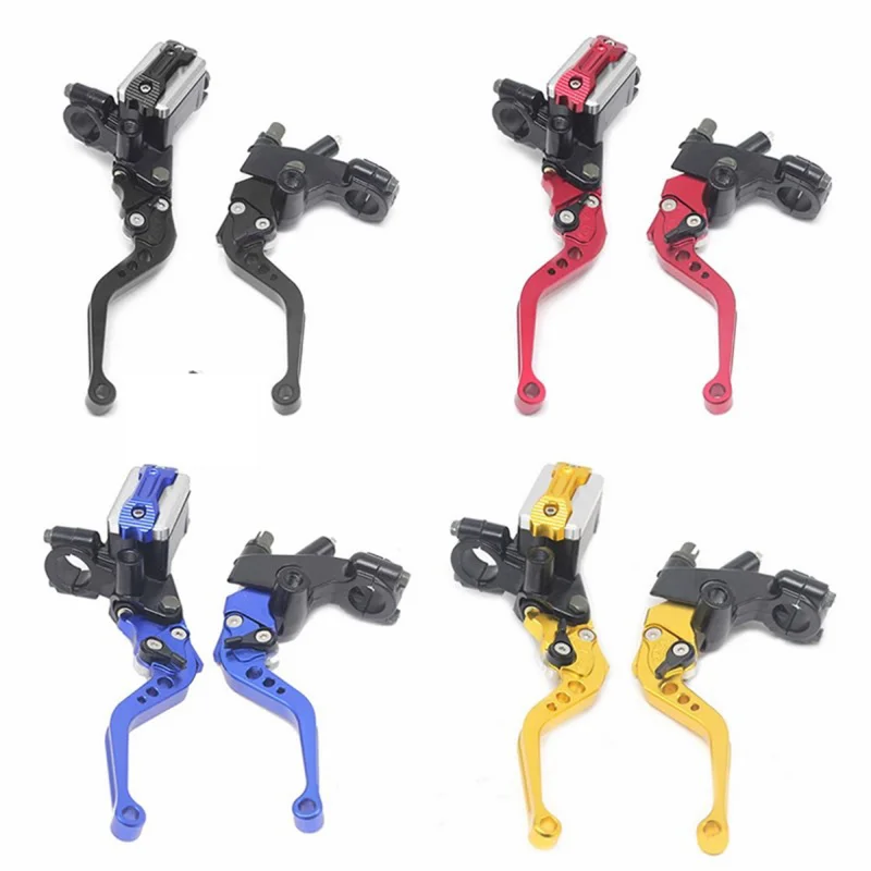 Universal Motorcycle Brake Clutch Lever 22mm Motorbike Pump Resevoir DOT for MSX125 DRZ400SM Suzuki Honda CRF450 Yamaha