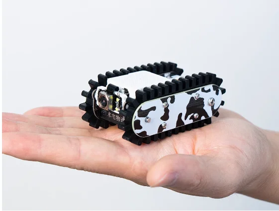 Esp32 Remote Control Tank Model Metal Chassis Tractor Crawler Balance Car Mount Truck Robot Chassis for Wifi RC Scout Robot Car