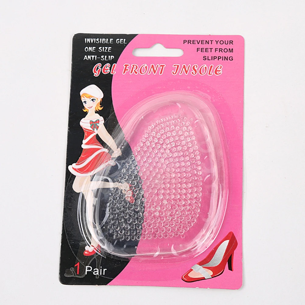 

Non slip Forefoot Pad Front Insole Cushions High Heel Gel Pads Metatarsal Ball Pain Relief Soft Material Long Use Elastic