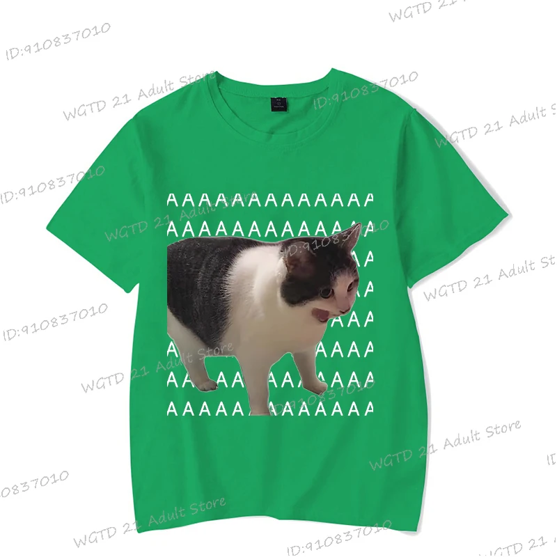 مضحك AAA القط ثلاثية الأبعاد طباعة الرجال تي شيرت غير رسمي Harajuku الهبي ميمي الحيوان الشارع الشهير الجولة الرقبة النساء الرجال موضة القط تي شيرت