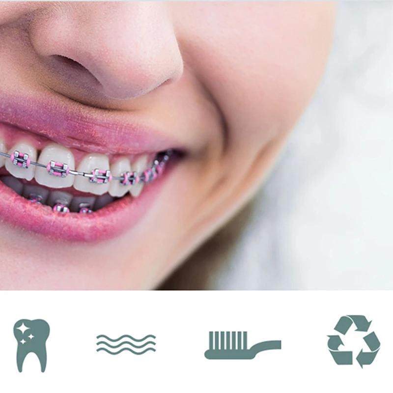 【AD】8pcs/set Oral Cleaning Care Dental Teeth Orthodontic Kits Whitening Tool Portable Outdoor Suit Interdental BrushOral Care
