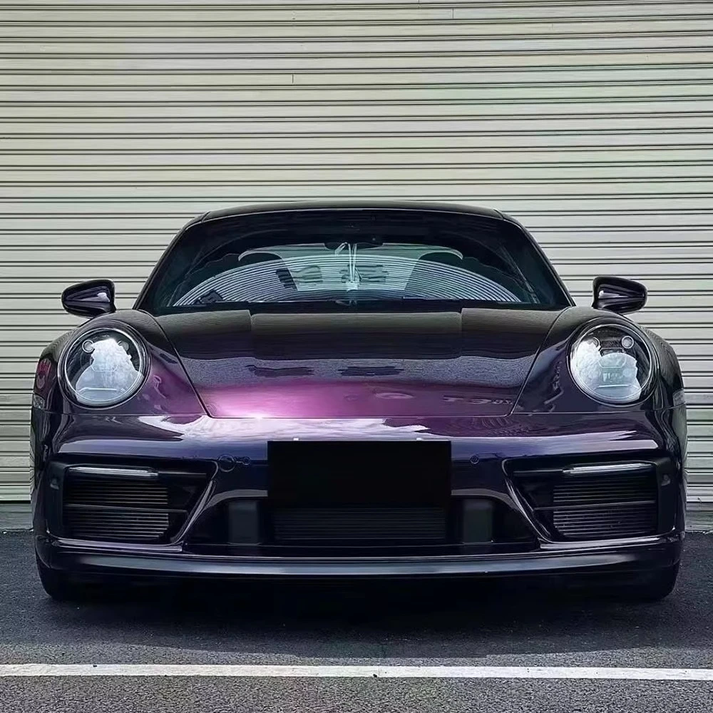 WRAPMASTER 1.52*16m High Quality Color-Changing Anti-Scratch Glossy Midnight Purple TPU PPF Car Body Protection Film
