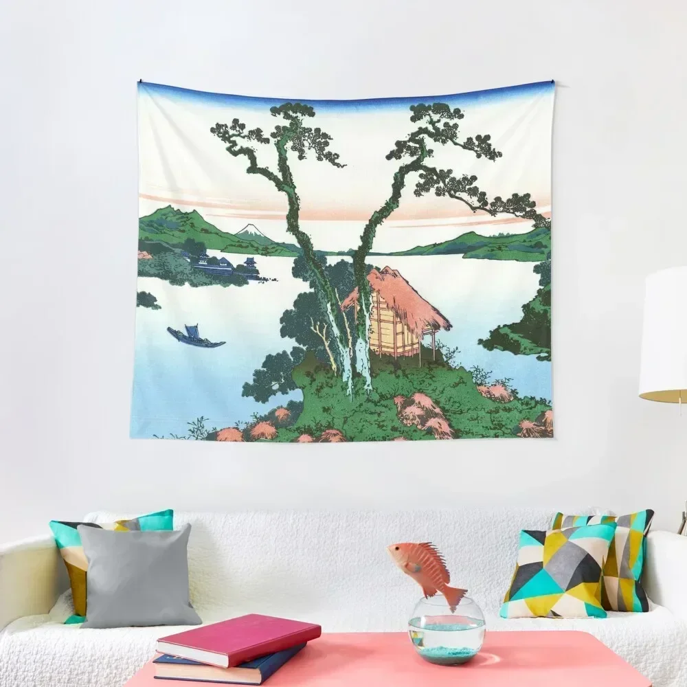 Lake Suwa in Shinano Province by Katsushika Hokusai Tapestry Room Decoration Accessories Living Room Decoration Tapestry