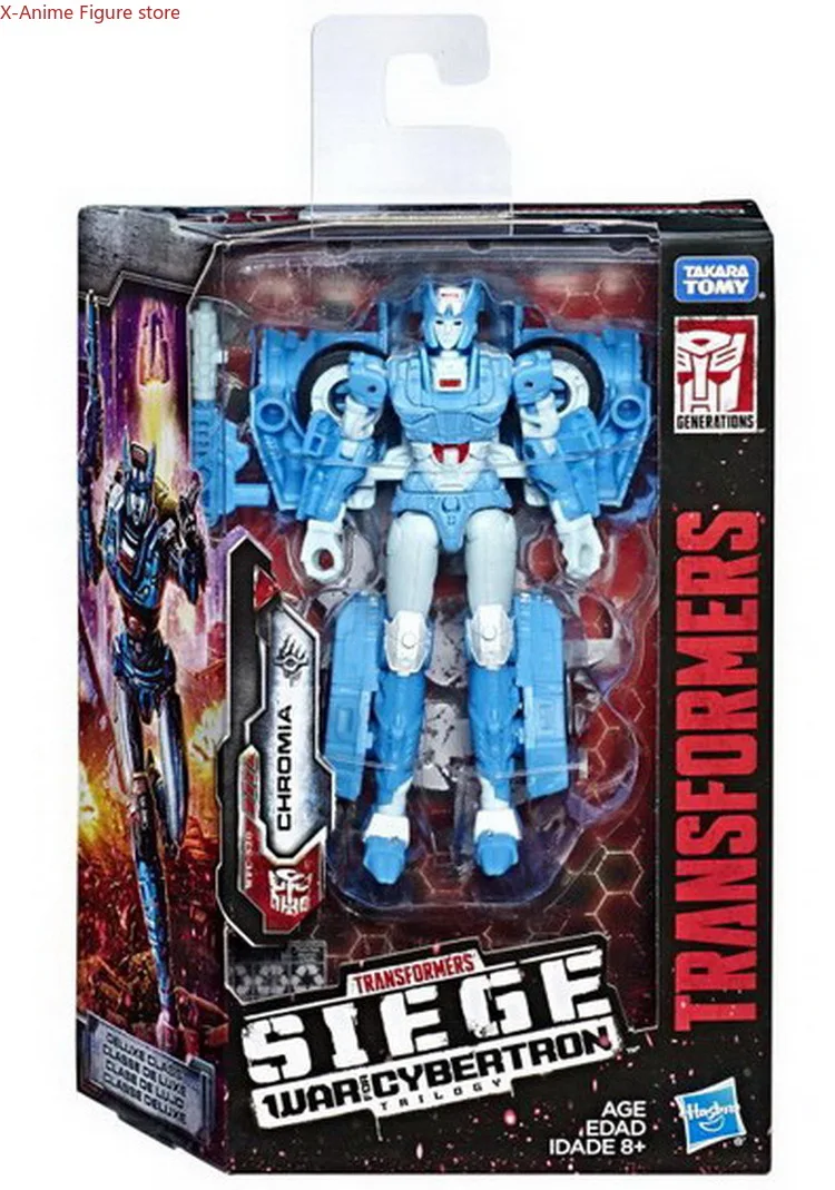 Hasbro Transformers Siege War for Cybertron Enhanced Red Alert Refraktor Chromia 액션 피규어 로봇 소년 선물 컬렉션