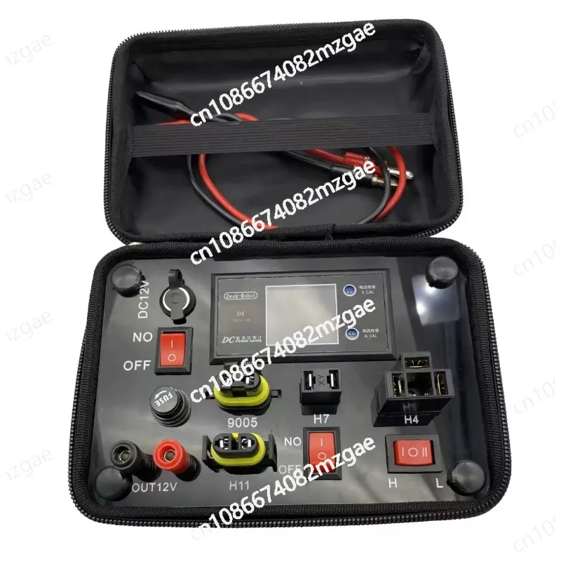 12V Portable Car LED Bulb Tester - Testing Box for Headlight Lamp (H4/H7/H11/H8/9005/9006/T10/Festoon)