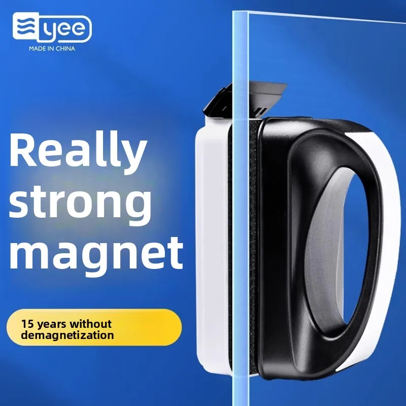 

Yee Super Strong Aquarium Algae Magnet - Powerful 2-in-1 Glass Cleaner & Scraper for Thick Glass Fish Tanks