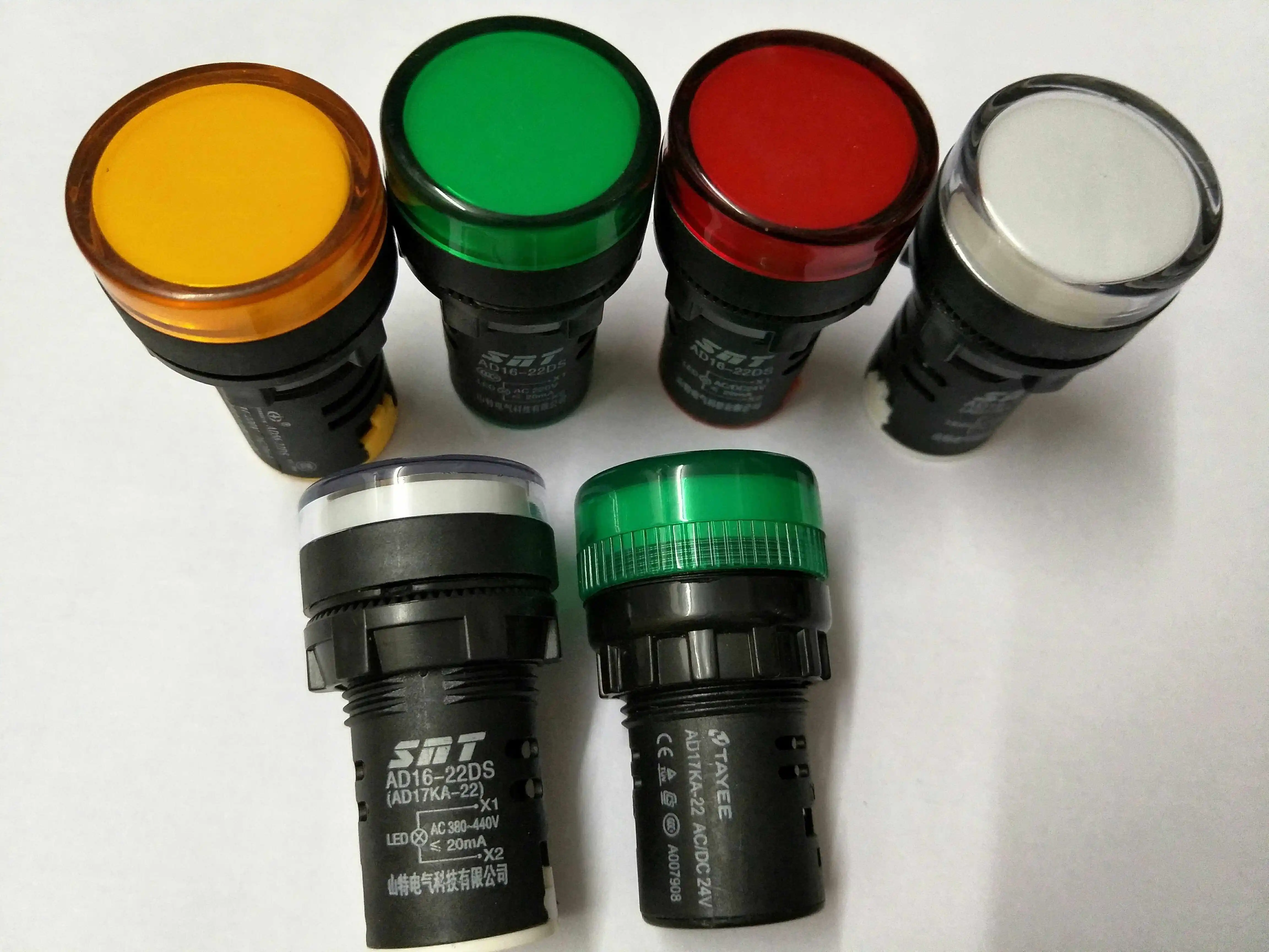1pc LED signal light AD17KA-22 AD16-22DS 440V indicator light