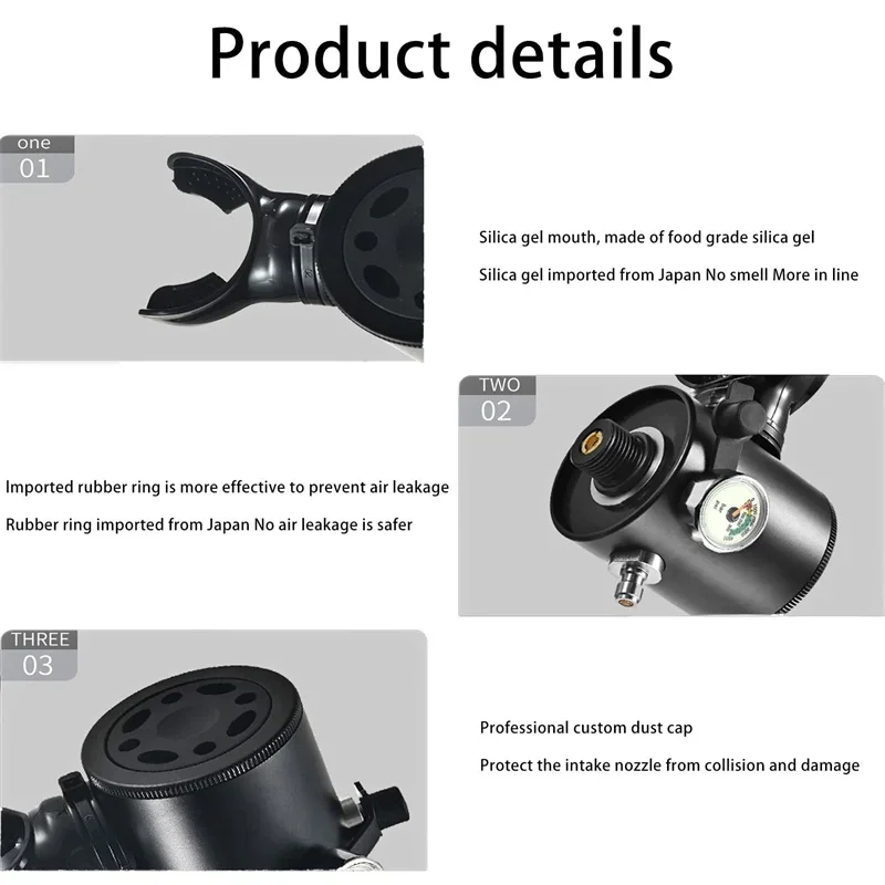 GOYOJO 0.5L Mini Scuba Cylinder Tank Diving Scuba 5-10 Minutes 2025 Underwater Breathing Equipment New Portable Oxygen Kit Lung