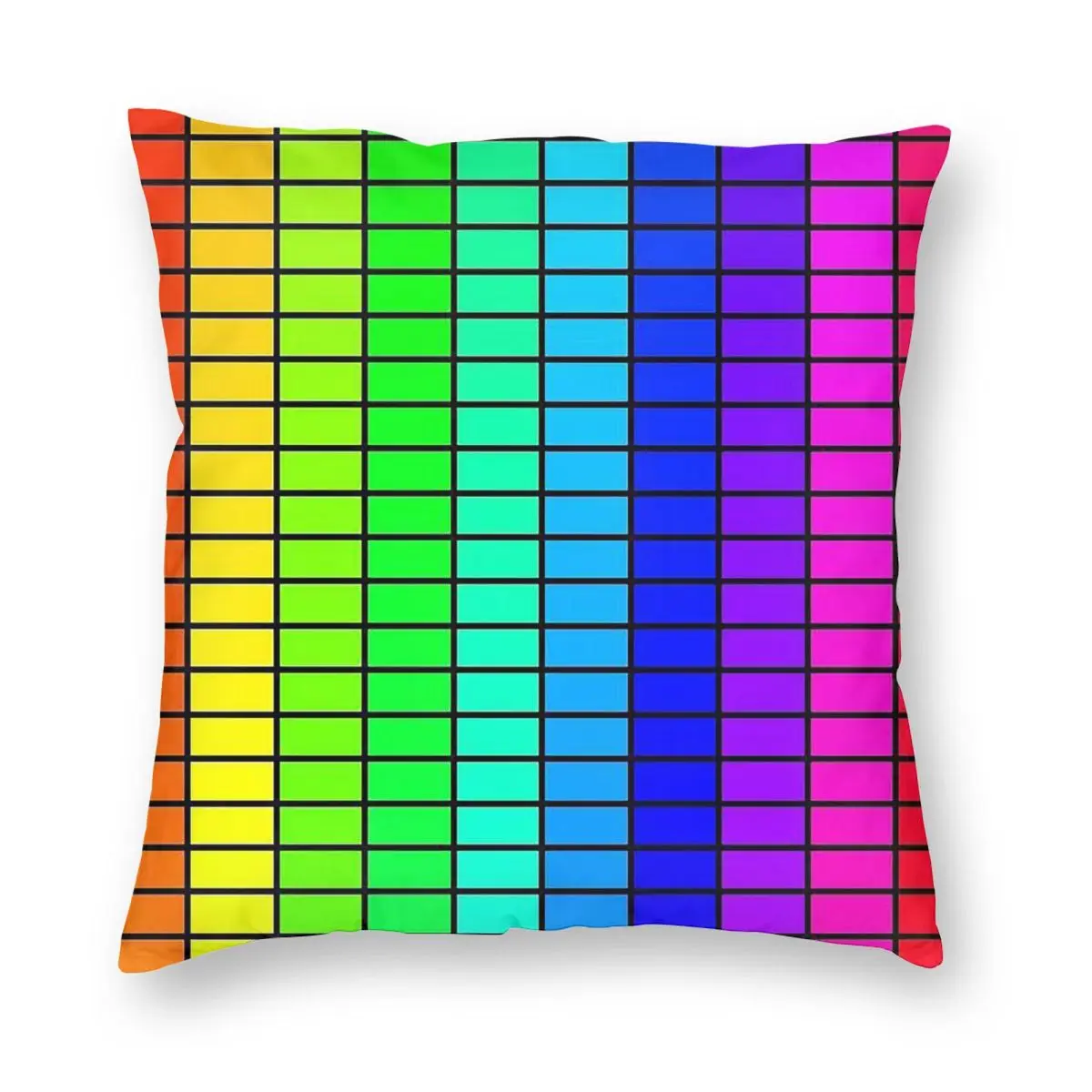 

Гей-прайд флаг в полоску GLBT ЛГБТ Радуга квадратная наволочка наволочка подушка для дома диван гостиная