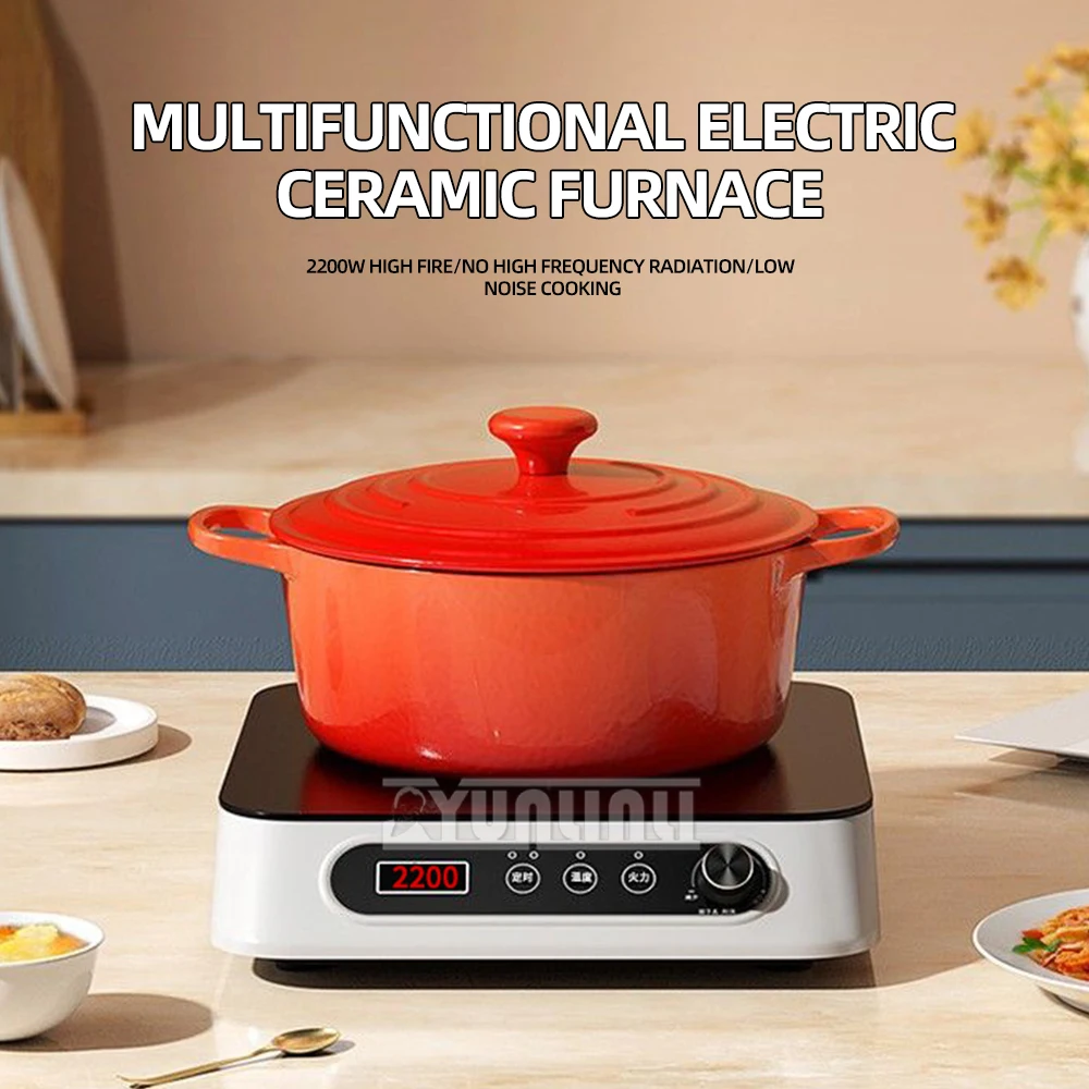 Cucina Fornello elettrico in ceramica Piano cottura domestico Fornello elettrico per cucinare Estufa De Inducción