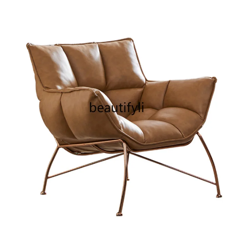 

yj Single-Seat Sofa Chair Nordic Modern Minimalist Apartment Balcony Light Luxury Leisure Chair