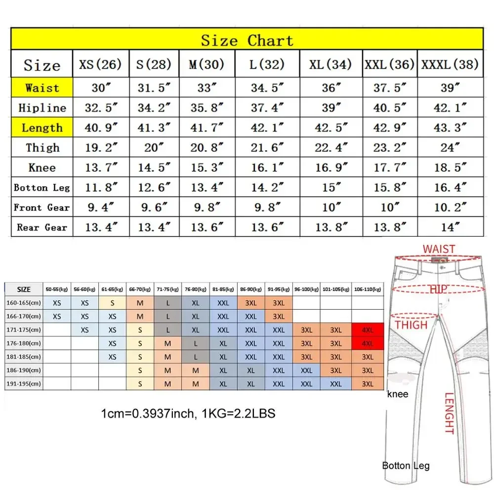 Biker Jeans for Men Motorcycle Riding Pants Reinforce with Aramid Protection Lining Motocross Racing Trousers Denim Jeans