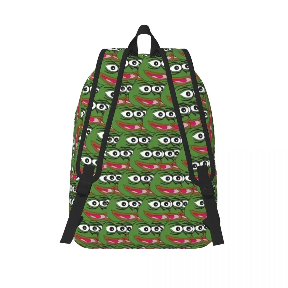 Pepe The Frog-mochila para adolescentes, bolsa de hombro para ordenador portátil, para exteriores, estudiantes, senderismo, viajes, Anime lindo, Apu, Apustaja