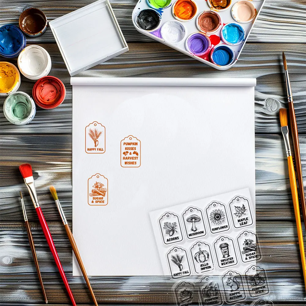 1 ورقة الصيف موضوع بولي كلوريد الفينيل البلاستيك واضح Stamps لسكرابوكينغ ألبوم صور بطاقة الزخرفية صنع الأشكال المختلطة 160X110 مللي متر