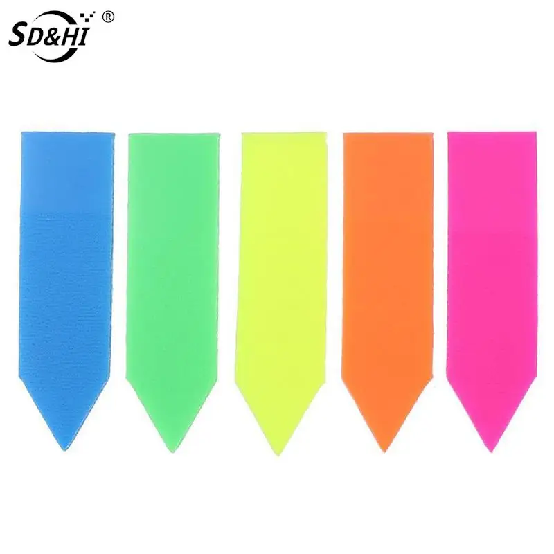 100 Sheets Self Adhesive Memo Pad Sticky Notes Bookmark Arrow Point It Marker Memo Sticker Paper Office School Supplies