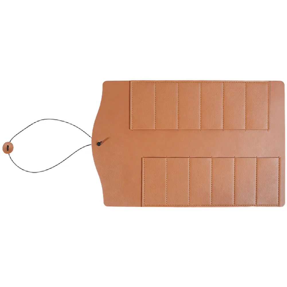 Gardening Tool Roll Bag Tool Roll Pouch Secure Storage For Tools Waterproof Leather Storage Bag Tool Roll Storage Bag
