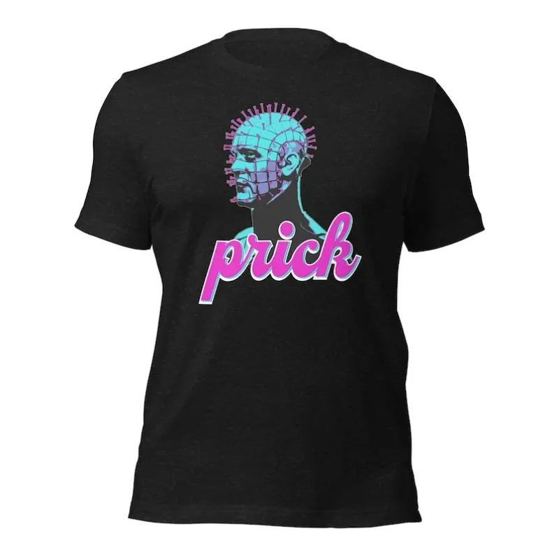 Pinhead Prick Hellraiser Shirt!! Great Halloween Men's Cotton T-Shirt O-Neck Tees Short Sleeve Clothes Big SizeAnime Graphic T-s