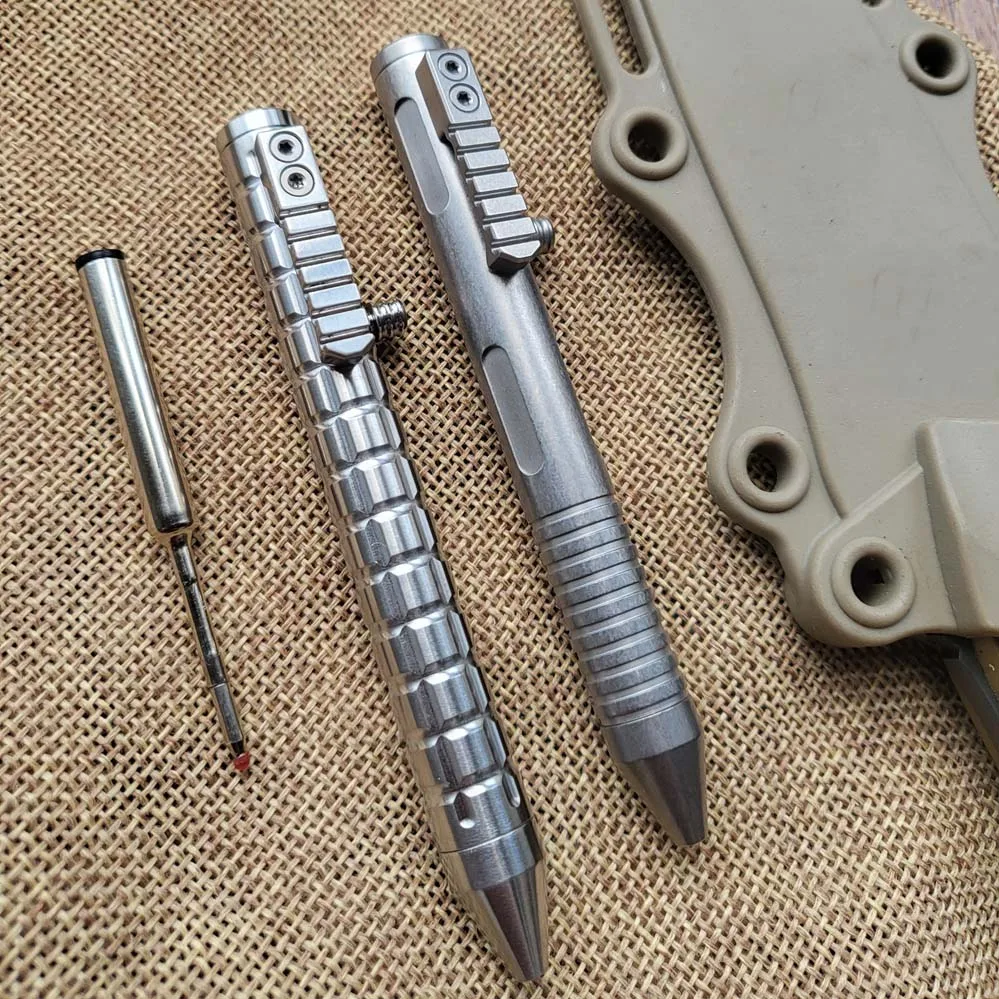 EDC Titanium Alloy Mini Tactical Pen With Collection Writing Multi-functional Portable Outdoor Tools - view 2