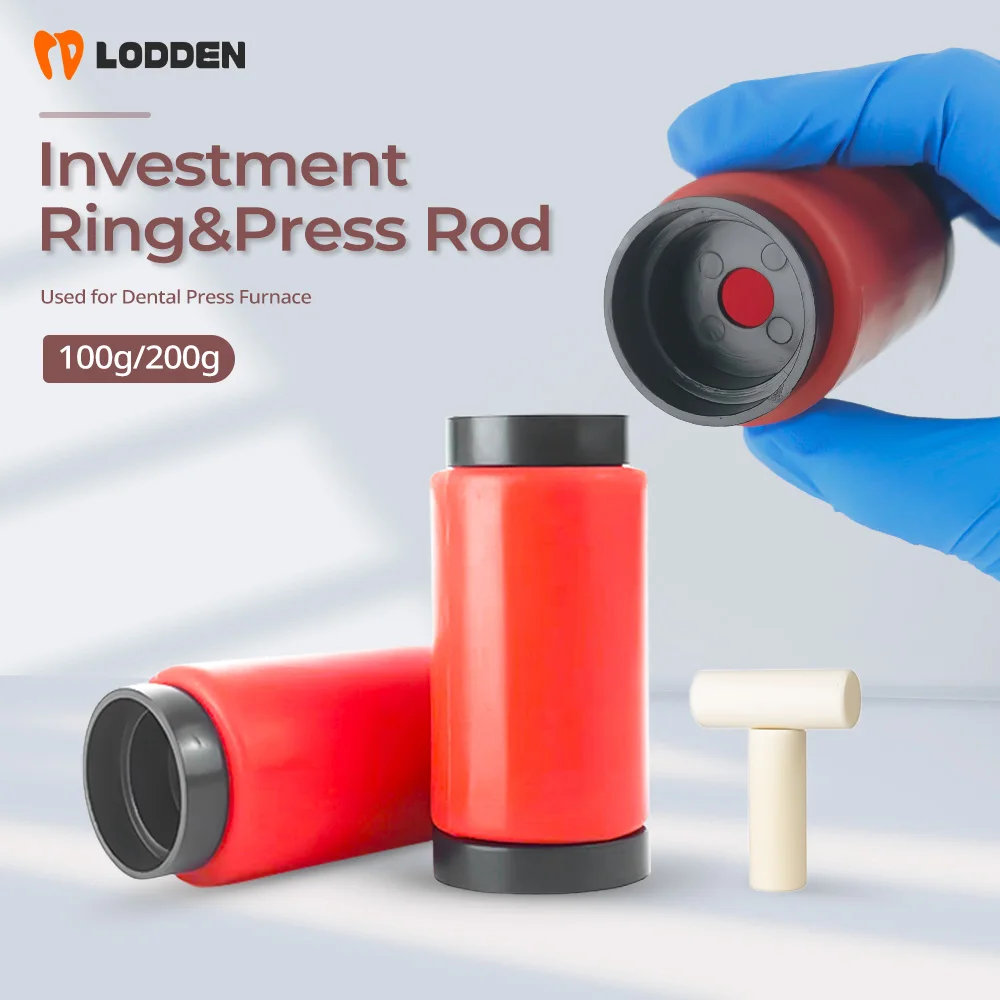 

LODDEN Cast Porcelain Investment Ring & Press Rod Knockout Pin Dental Denture Casting for Glass Ceramic Ingots Mould Materials