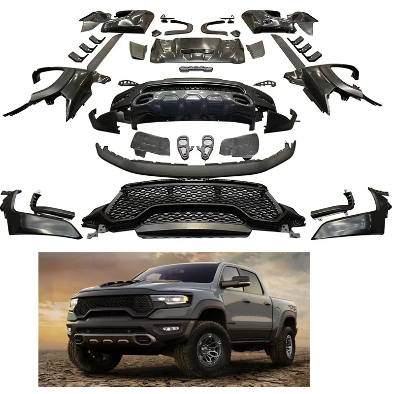 High Quality Offroad Upgrade Body Kit Bumper RAM 1500 2019‑2023 Exterior Modification Parts