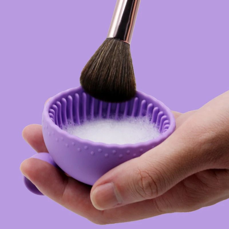 Lavare i piatti in silicone Spazzole per trucco Detergenti Strumenti per la pulizia di bellezza