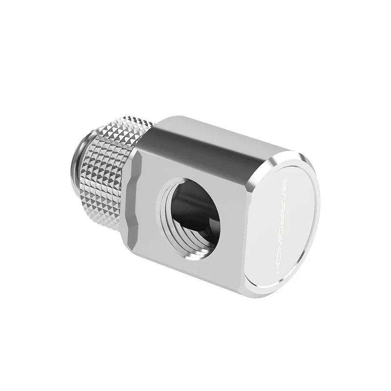 Barrowch 90 Graden G1/4 ''360 Rotary Fittingen, Computer Case Vloeistofkoeling Lus Kit Bouwen Connector,FBWT90-MR