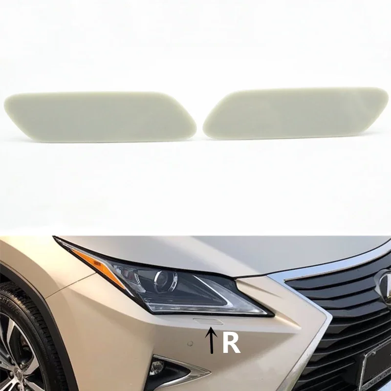 For Lexus RX350 RX450 RX350L RX450HL 2016 2017 2018 2019 Front Headlamp Headlight Washer Nozzle Jet Cover Cleaning Lid