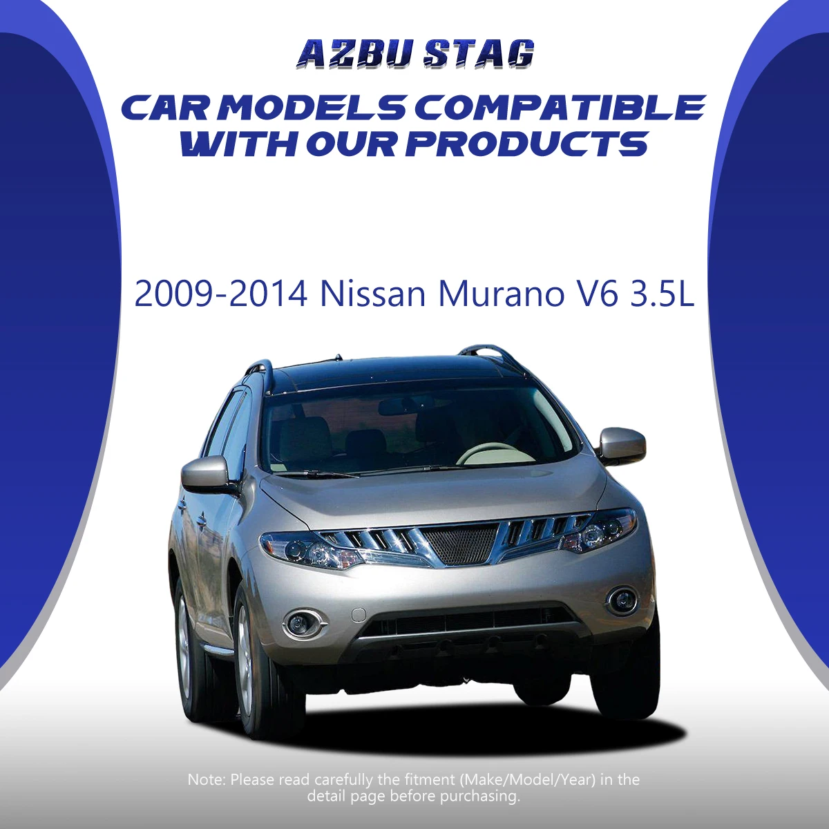 AzbuStag 2Pcs Rear Left Right Upper Control Arm Suspension Kit for Nissan Murano V6 3.5L 2009 2010 2011 2012 2013 2014