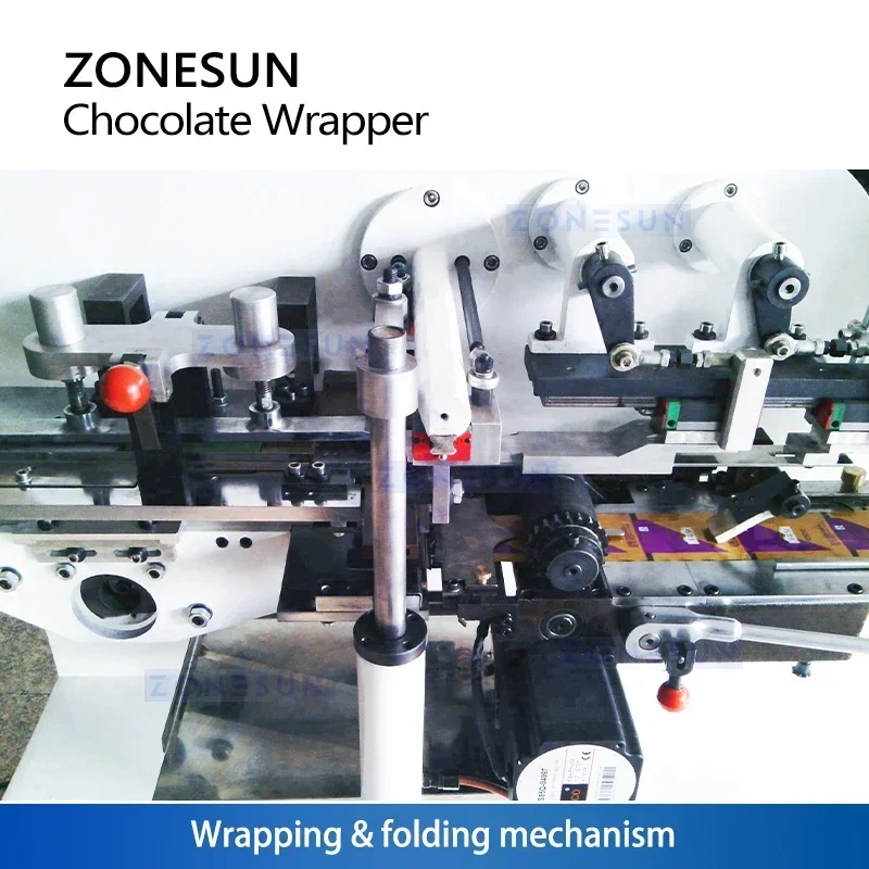 ZONESUN ZS-HFW1 Automatic Chocolate Wrapping Machine Candy Bar Packaging Horizontal Flow Wrapper
